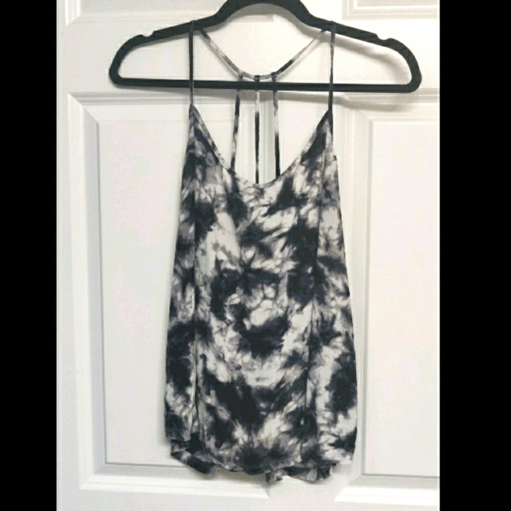 Black and white tank top